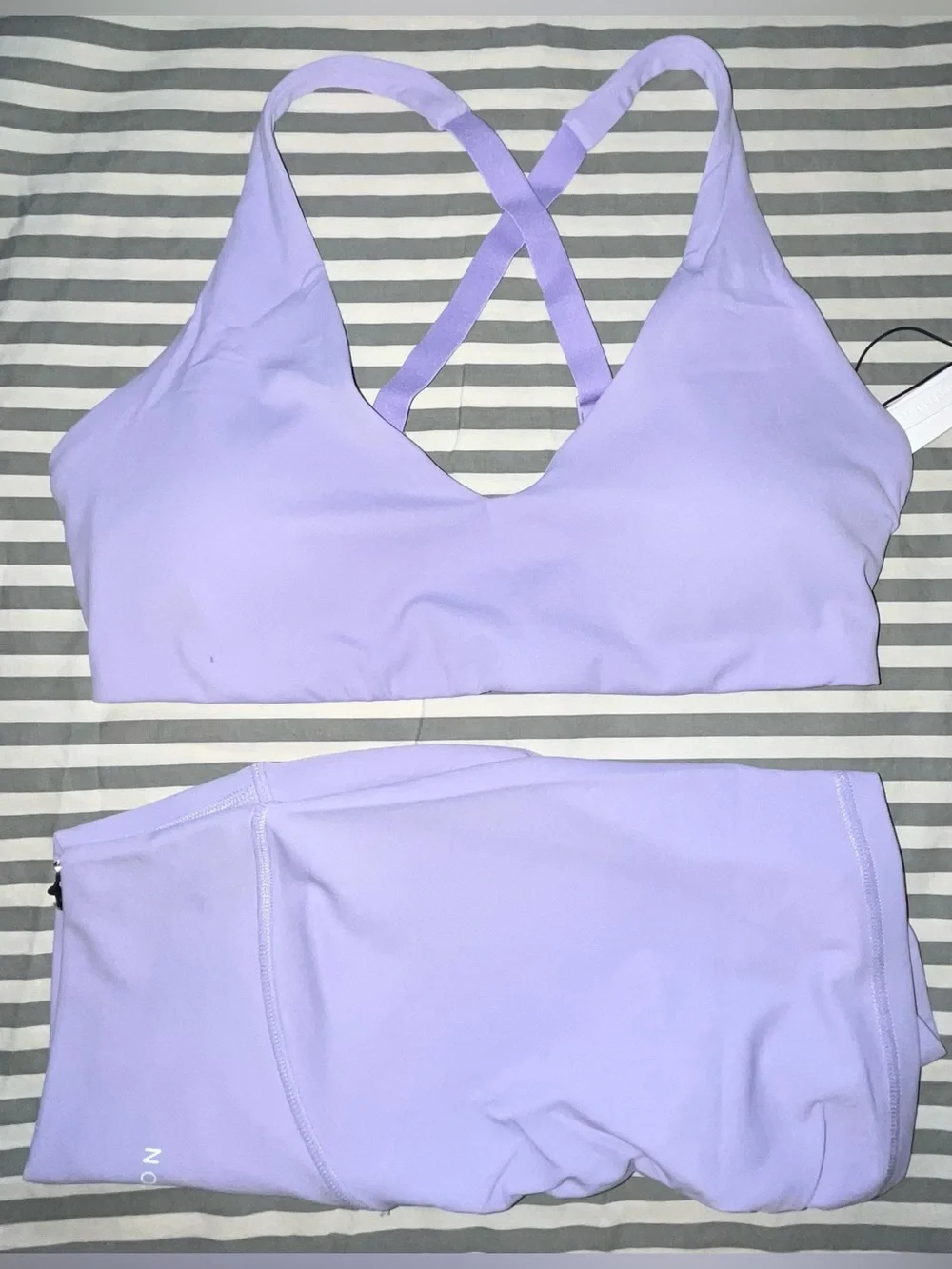 Paragon RecStretch Apex Sports Bra & MidRise SculptSeam 4” Shorts Dreamscape M